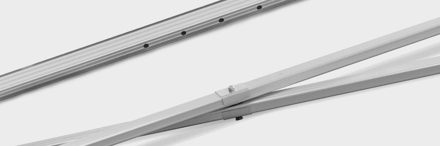 Kit Connettori Per Gazebo 3x3 M – 9 Pezzi Di Ricambio Per Tenda: Piedi, Centro E Angolari In Plastica Per Tubi Da 25/19 Mm