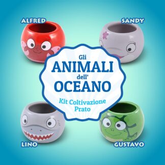 Flowerpot Kit Ocean Animals