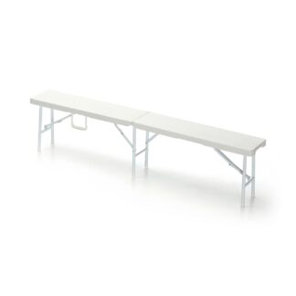 Plastik 180 Rattan Bench