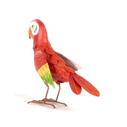 Uccello decorativo pappagallo h 22 cm