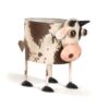 Fioriera mucca h 29 cm
