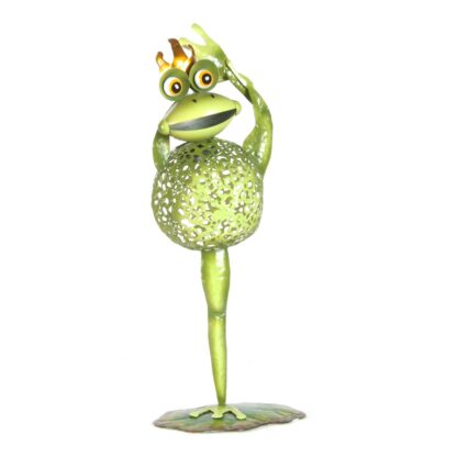 Rana decorativa con luce h 64 cm