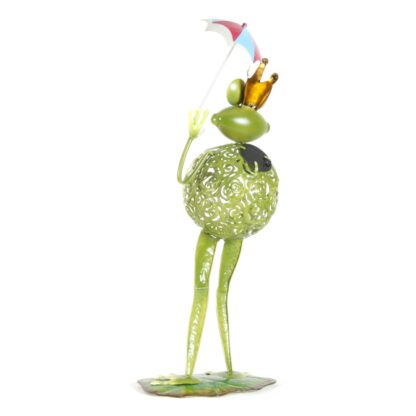 Rana decorativa con luce h 69 cm
