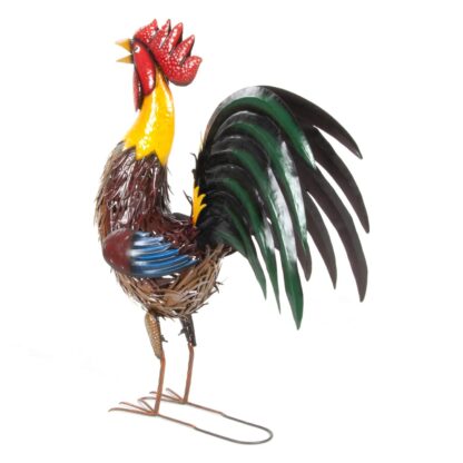 Gallo decorativo h 73 cm