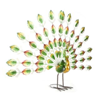 Pavone decorativo XL h 102 cm