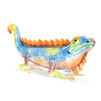 Iguana decorativa h 29 cm