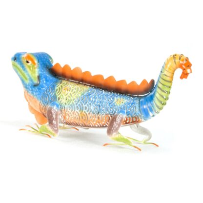 Iguana decorativa h 29 cm