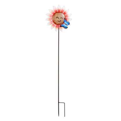 Picchetto decorativo fiore h 126 cm