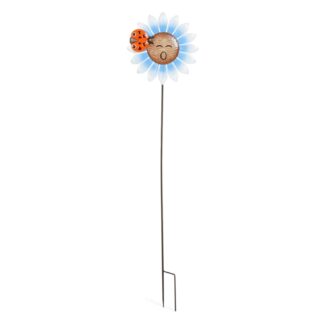 Picchetto decorativo fiore h 128 cm