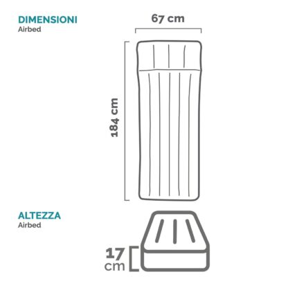 Rayon 5 Tubes Floating Mattress