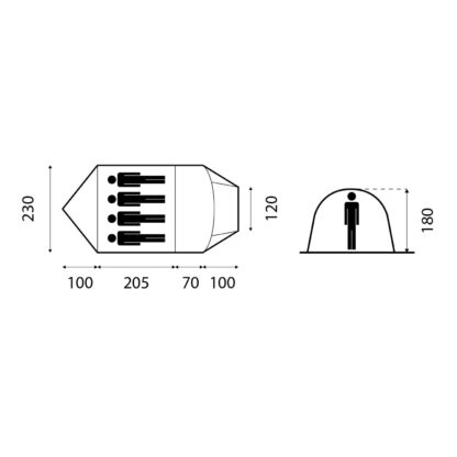 Tenda Igloo 4 Deluxe