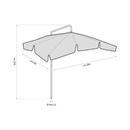 Balcony Beach Umbrella