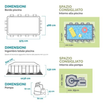 Rectangular Ultra Frame XTR Pool 975