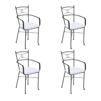Asco 4 chair with armrests